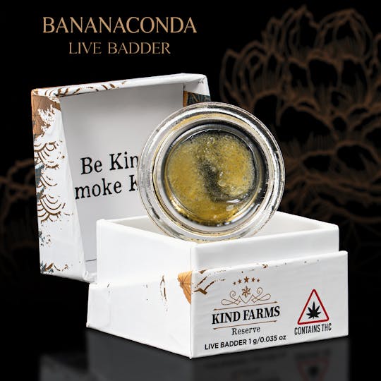 Kind Farms Reserve - Bananaconda Live Badder - Kind Farms Reserve - 1