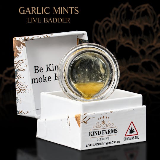 Kind Farms Reserve - Garlic Mints Live Badder - Kind Farms Reserve - 1
