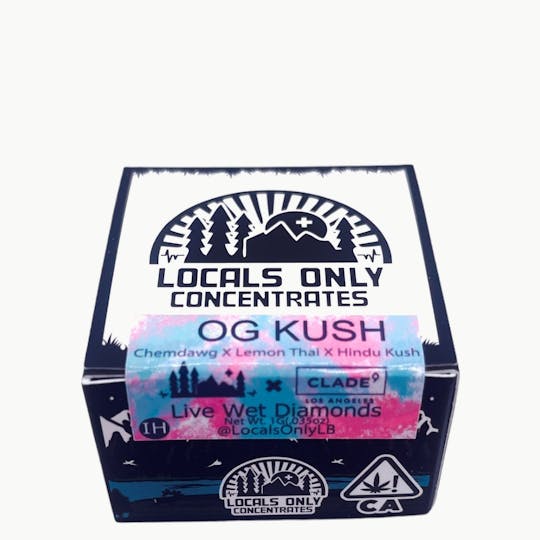 Locals Only Concentrates - OG Kush Live Wet Diamonds - 1