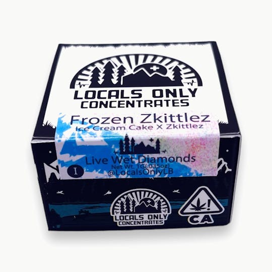 Locals Only Concentrates - Frozen Zkittlez Live Wet Diamonds - 1