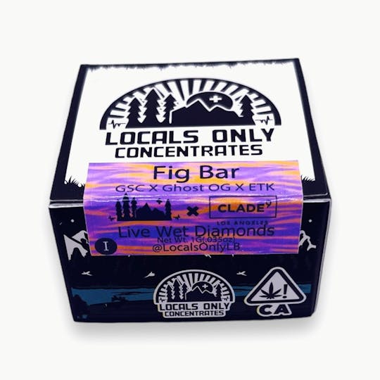 Locals Only Concentrates - Fig Bar Live Wet Diamonds - 1