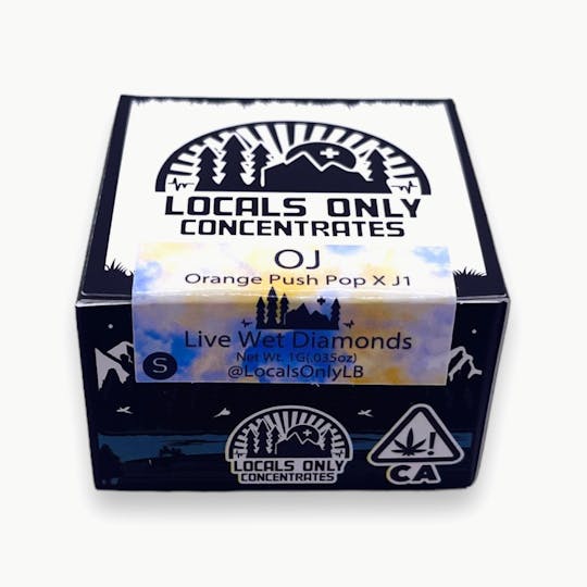 Locals Only Concentrates - OJ Live Wet Diamonds - 1
