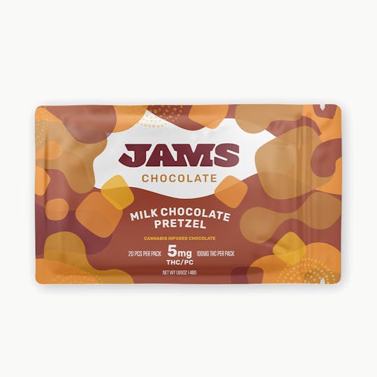 JAMS Florida - Chocolates - Milk Chocolate Pretzel 100mg - 1