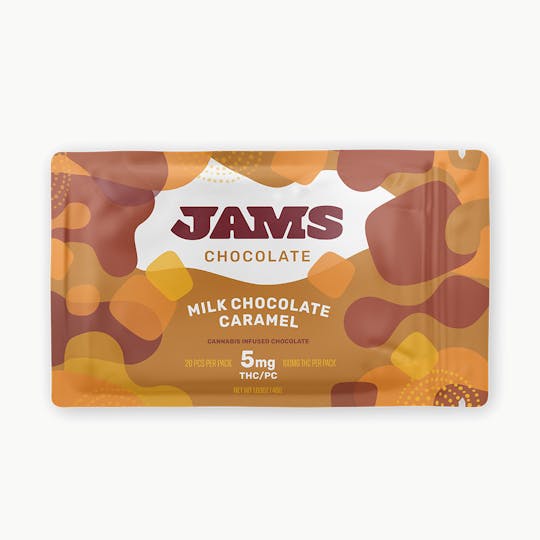 JAMS Florida - Chocolates - Milk Chocolate Caramel 100mg - 1