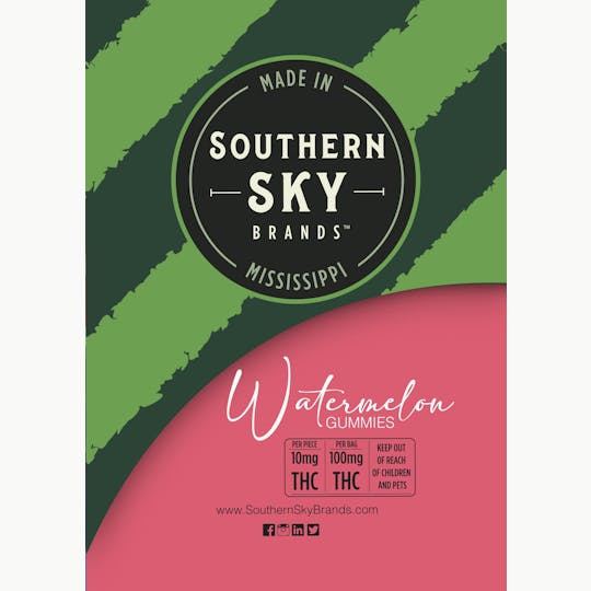 Southern Sky Brands - Watermelon Gummies 100mg - 1