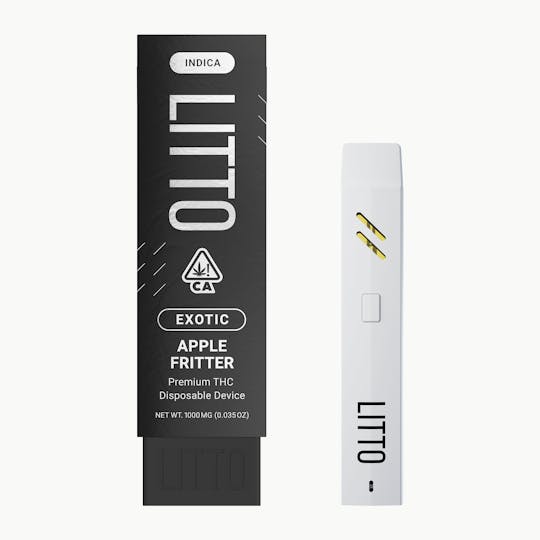 LITTO - LITTO - Exotic Apple Fritter - Premium All-In-One THC Vape Pen - 1G - 1
