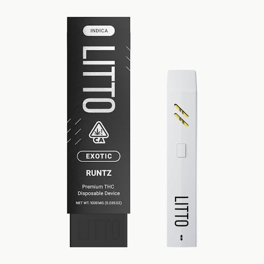 LITTO - LITTO - Exotic Runtz - Premium All-In-One THC Vape Pen - 1G - 1