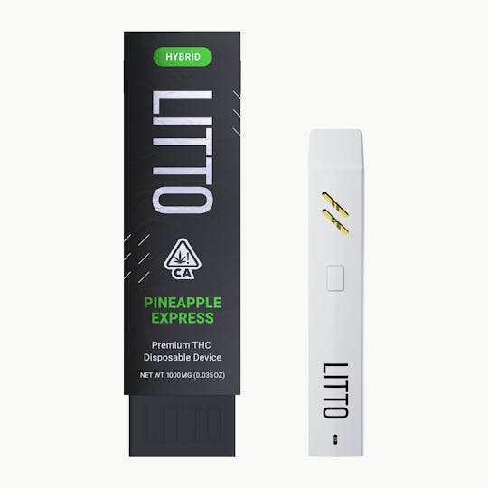LITTO - LITTO - Pineapple Express - Premium All-In-One THC Vape Pen - 1G - 1