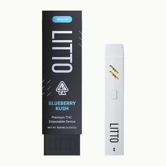 LITTO - LITTO - Blueberry Kush - Premium All-In-One THC Vape Pen - 1G - 1