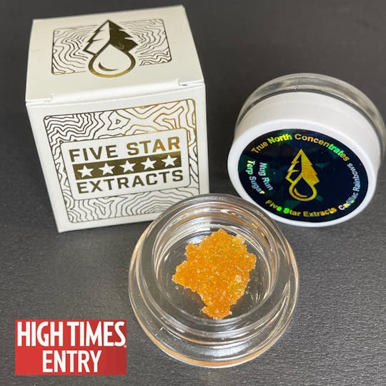 True North Collective MI - Five Star Extracts: Cadillac Rainbows - 1 Gram Nug Run Terp Sugar - 1
