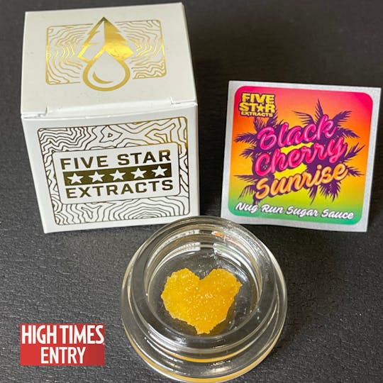 True North Collective MI - Five Star Extracts: Black Cherry Sunrise - 1 Gram Nug Run Sugar Sauce - 1