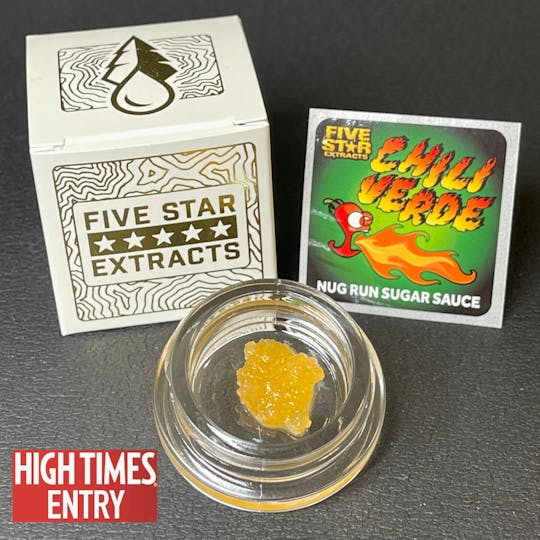 True North Collective MI - Five Star Extracts: Chili Verde - 1 Gram Nug Run Sugar Sauce - 1