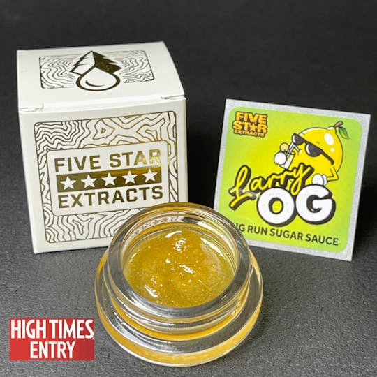 True North Collective MI - Five Star Extracts: Larry OG - 1 Gram Nug Run Sugar Sauce - 1