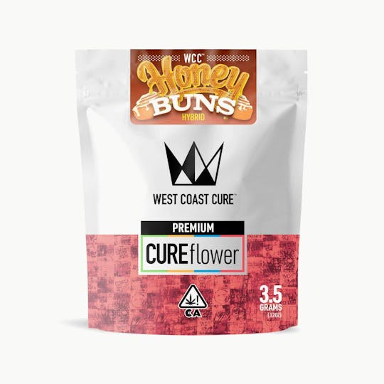 West Coast Cure - Honey Buns - 3.5G Premium Flower - 1