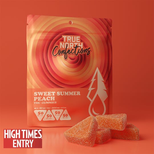 True North Collective MI - *NEW* True North Collective: Sweet Summer Peach Gummies 200mg - 1
