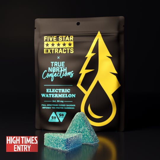 True North Collective MI - *NEW* Five Star x True North: Electric Watermelon Gummies 100mg - 1