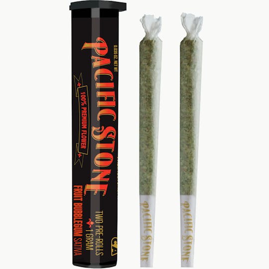 Pacific Stone - Fruit Bubblegum Sativa Pre-Rolls 2pk (1g) - 1