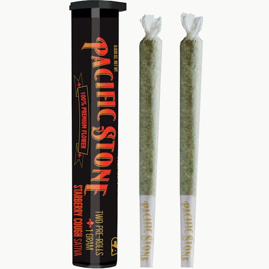 Pacific Stone - Starberry Cough Sativa Pre-Rolls 2pk (1g) - 1