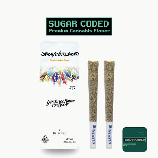Oakfruitland (OFL) - Sugar Coded Pre Roll 2g - Dual Pack Series - 1