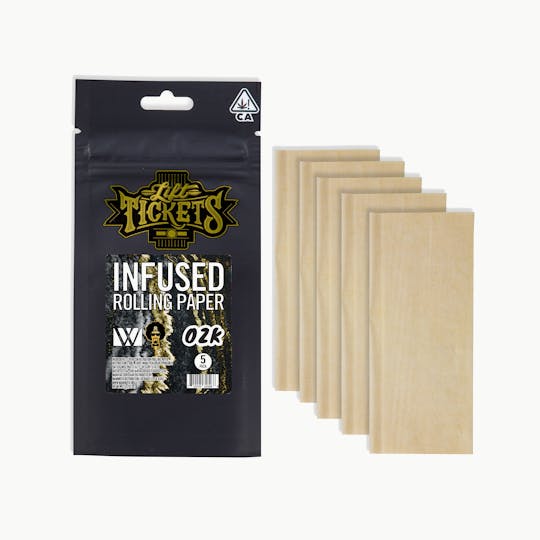 Lift Tickets - OZK Live Resin Infused Rolling Paper - 5 pack - 1