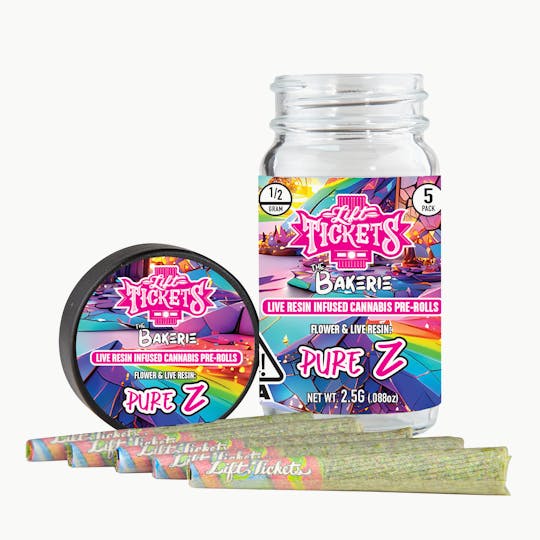 Lift Tickets - Pure Z - Infused Pre-Roll 5-Pack - 1