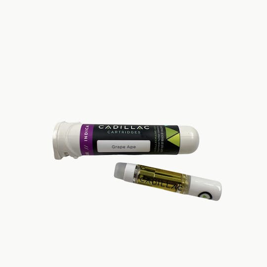 Indico - Grape Ape 1g Distillate Cartridge - Cadillac Cartridges - 1