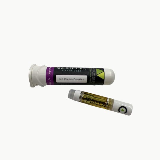 Indico - Ice Cream Cookies 1g Distillate Cartridge - Cadillac Cartridges - 1
