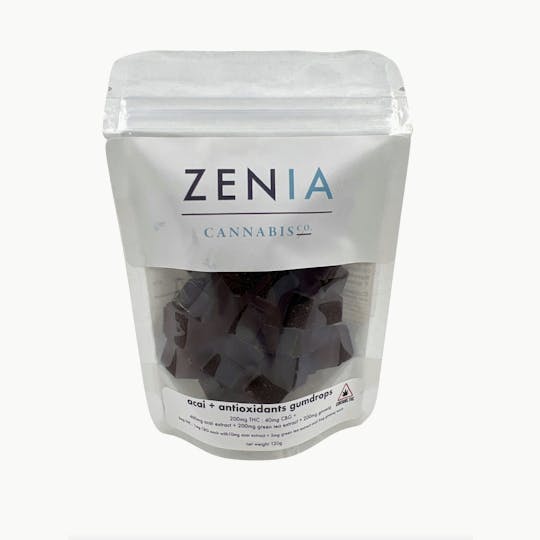 Indico - Acai and Antioxidants: 200mg THC + 40mg CBG - Zenia Cannabis Co. - 1