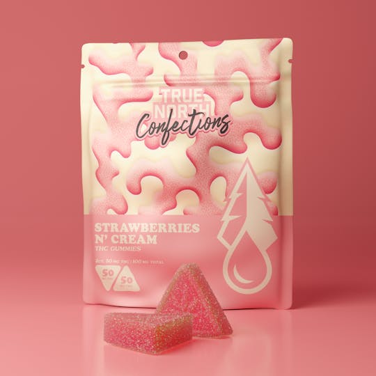 True North Collective MI - *NEW* True North Collective: Strawberries N' Cream Gummies 100mg - 1