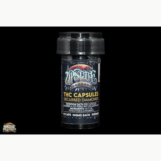Upstate Gardens - 1000mg Capsules: Decarbed Diamonds - 1