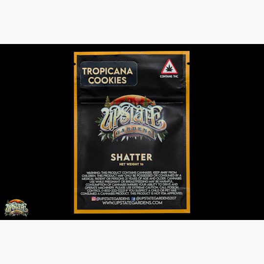 Upstate Gardens - Shatter: 1g - Tropicana Cookies - CRC - 1