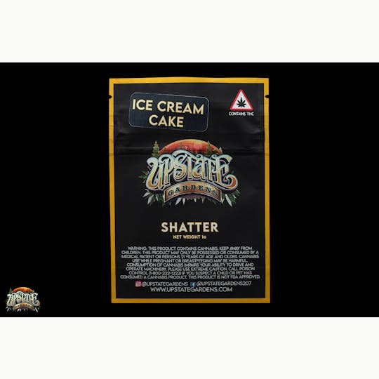 Upstate Gardens - Shatter: 1g - Ice Cream Cake - CRC - 1
