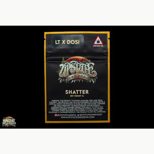 Upstate Gardens - Shatter: 1g - LT X Dosi - CRC - 1