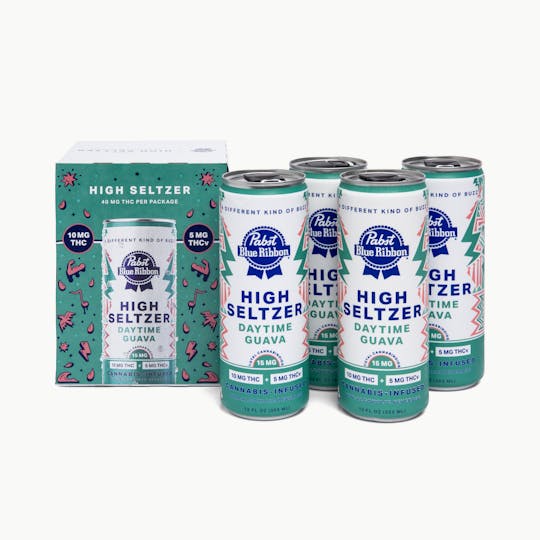 Pabst (PBR) - PABST | PBR - DAYTIME GUAVA | 10mg THC + 5mg THCv | 4pack - 1