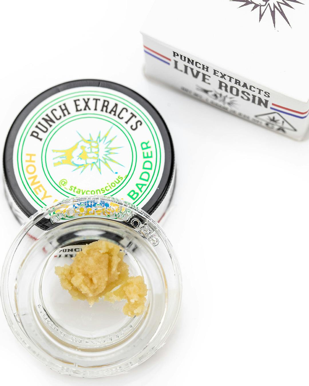 Punch Edibles & Extracts Punch Live Rosin Honey Banana Badder