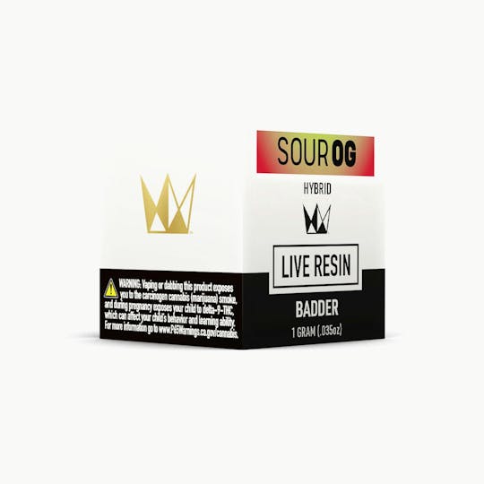 West Coast Cure - Sour OG Live Resin Badder - 1