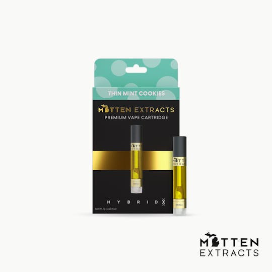 Mitten Extracts - Mitten Extracts - Thin Mint Cookies 1g Vape Cartridge (Hybrid) - 1