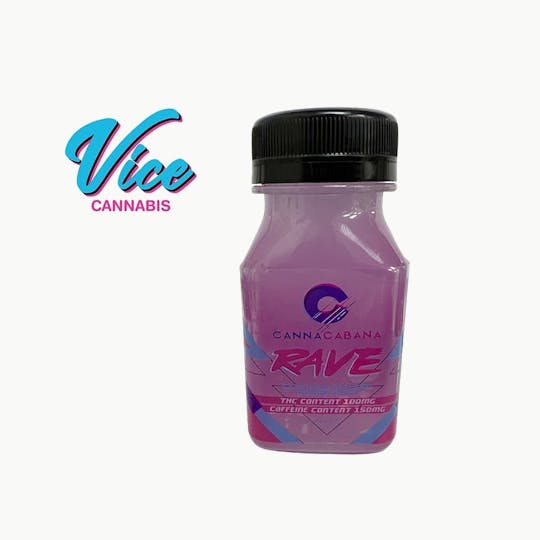 Vice Cannabis - RAVE Shot Purple: (100mg THC + 150mg Caffeine) - 1