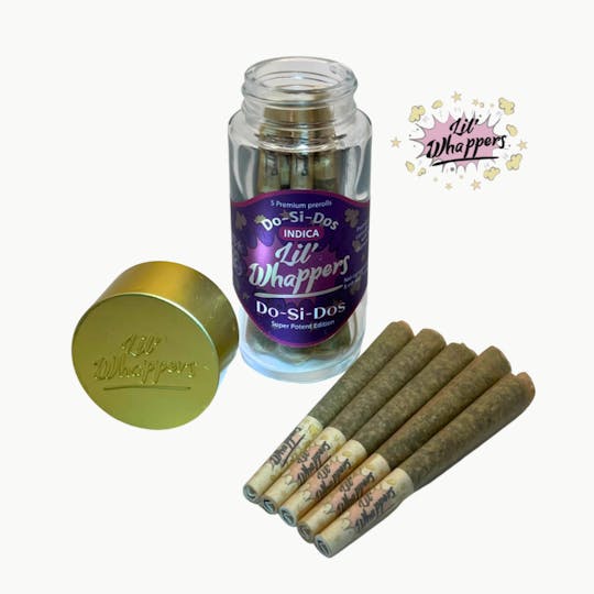 Farmers Reserve - Lil Whappers Infused prerolls do-si-dos pack of 5 - 1