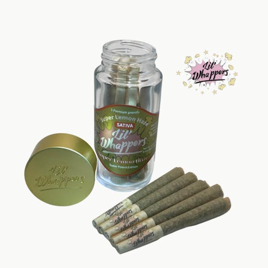 Farmers Reserve - Lil Whappers infused prerolls super lemon haze pack of 5 - 1