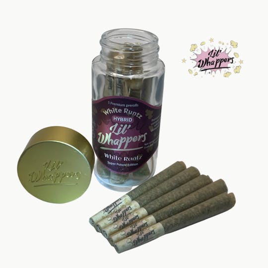 Farmers Reserve - Lil Whappers infused prerolls white runtz pack of 5 - 1