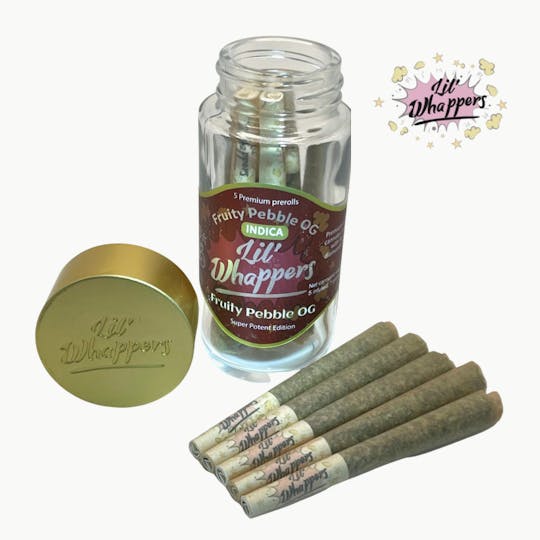 Farmers Reserve - Lil Whappers infused prerolls fruity pebble og pack of 5 - 1