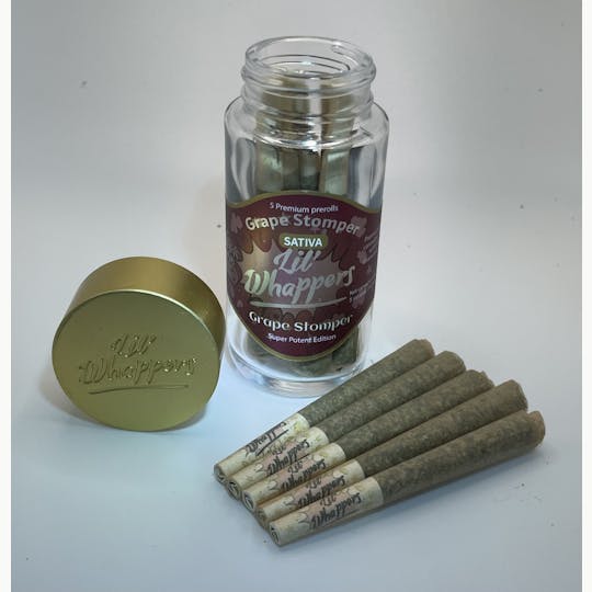 Farmers Reserve - Lil Whappers infused prerolls Grape Stomper pack of 5 - 1