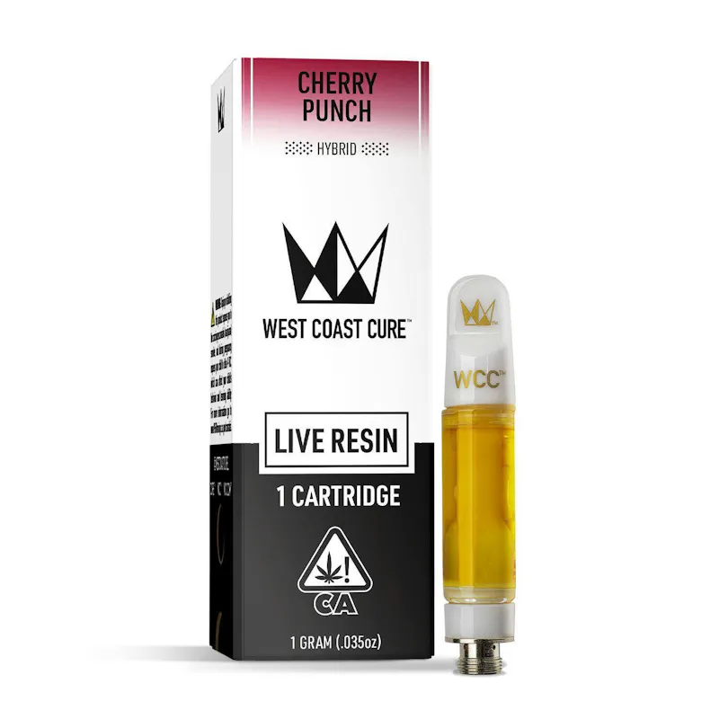 West Coast Cure Cherry Punch Live Resin Cartridge - 1g
