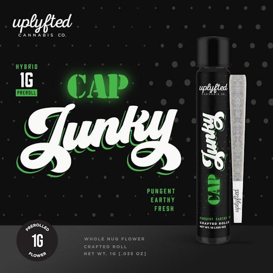 Uplyfted Cannabis Co - Cap Junky 1g Pre-Roll - 1
