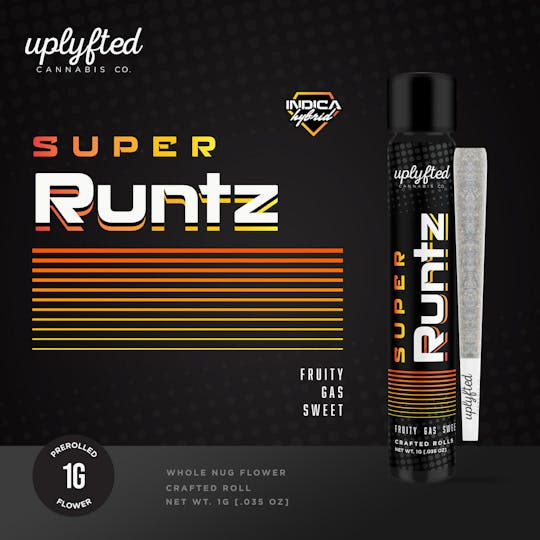 Uplyfted Cannabis Co - Super Runtz 1g Pre-Roll - 1