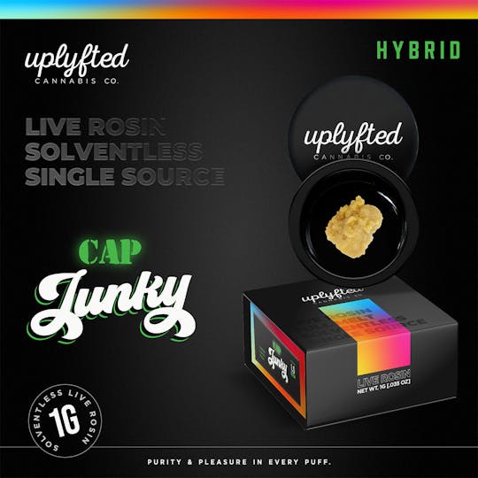 Uplyfted Cannabis Co - Live Rosin 90u - Cap Junky - 1