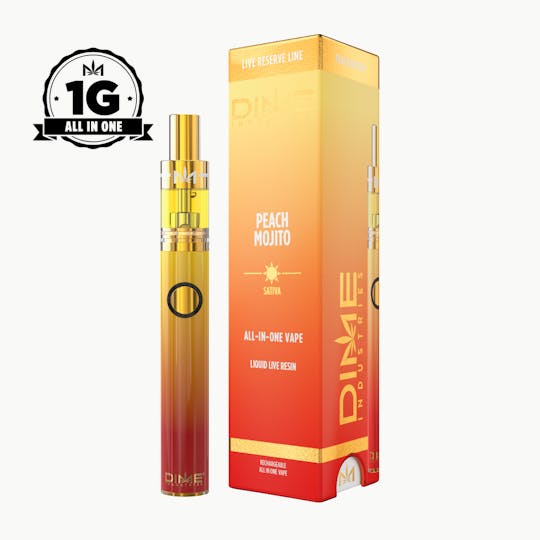 Dime Industries - Peach Mojito Live Reserve 1G All in One Device - 1