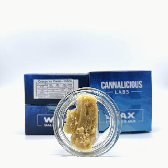 Cannalicious Labs - Orange Ice Cream Wax - 7.0g Baller Jar - 1