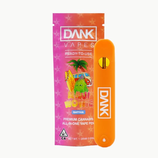 DANK - MAUI WOWIE - 1G ALL-IN-ONE DISPOSABLE VAPE PEN - 1